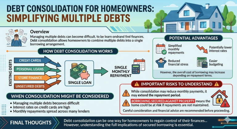 Debt Consolidation for Homeowners: Simplifying Multiple Debts
