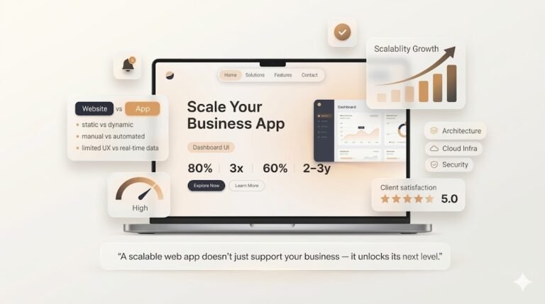 Why Your Business Needs a Scalable Web Application (Not Just a Website)